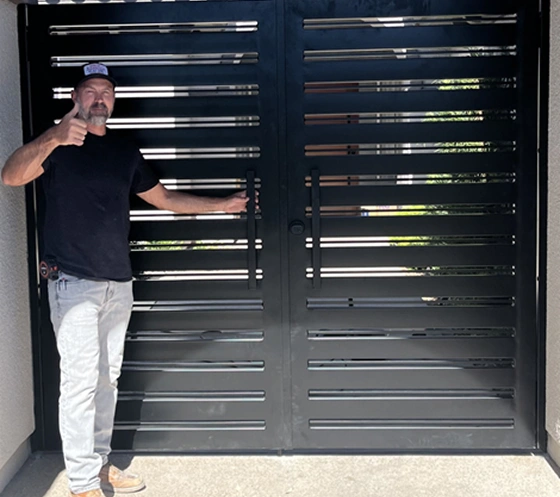 Iron Gate Installation