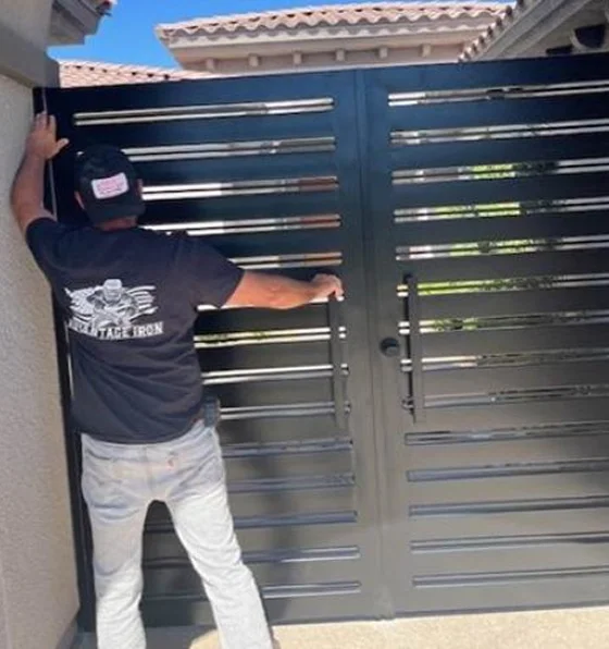 Iron Gate Installation