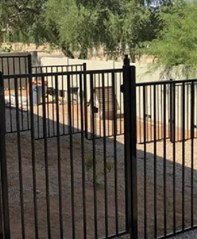 Residential Iron Fence