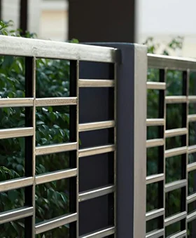 Modern Metal Fence