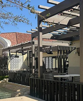 Custom Steel Pergola