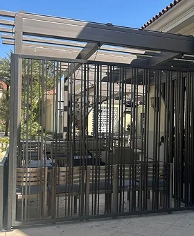 Custom Metal Pergola