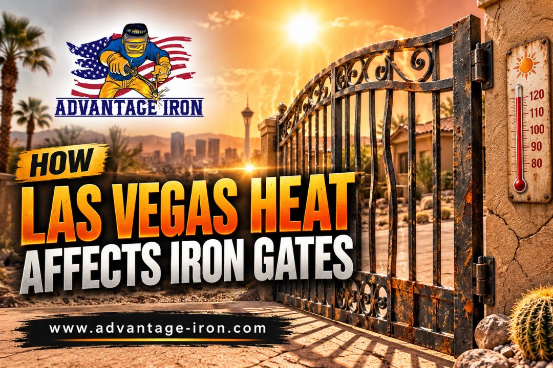 How Las Vegas Heat Affects Iron Gates and Fences