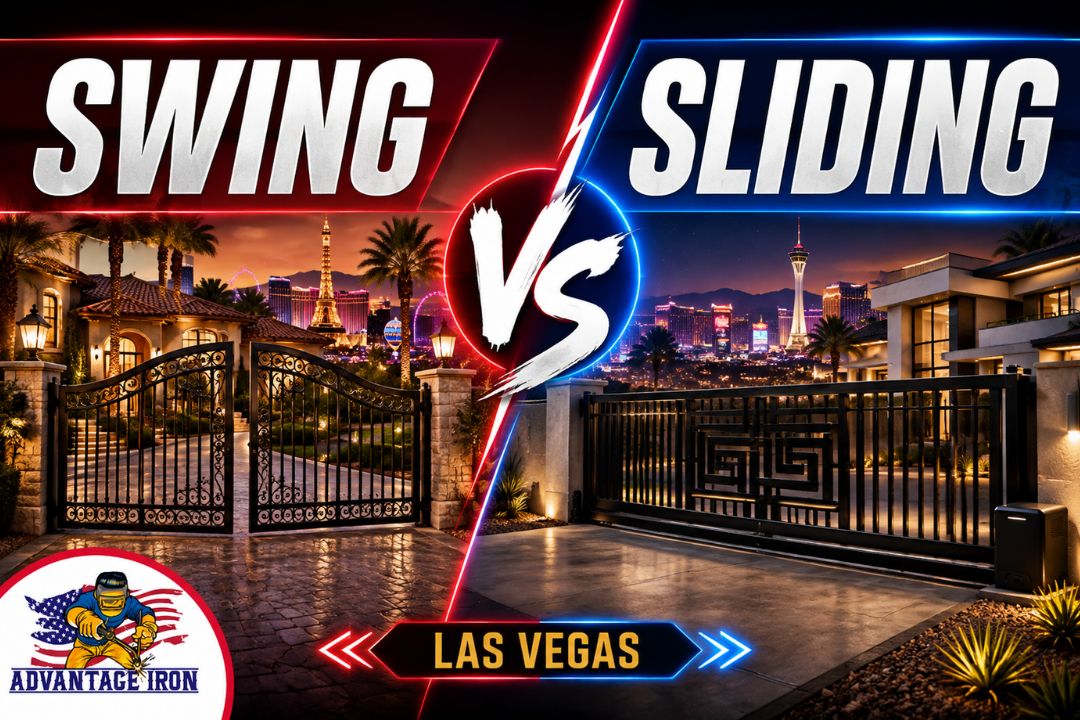 Swing vs. Sliding Driveway Gates: Which Works Better in Las Vegas?